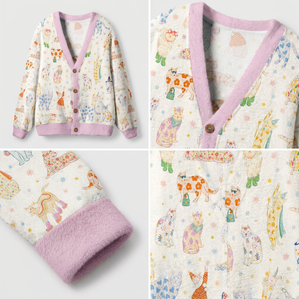 The Cat Parade Ugly Cardigan Sweaters