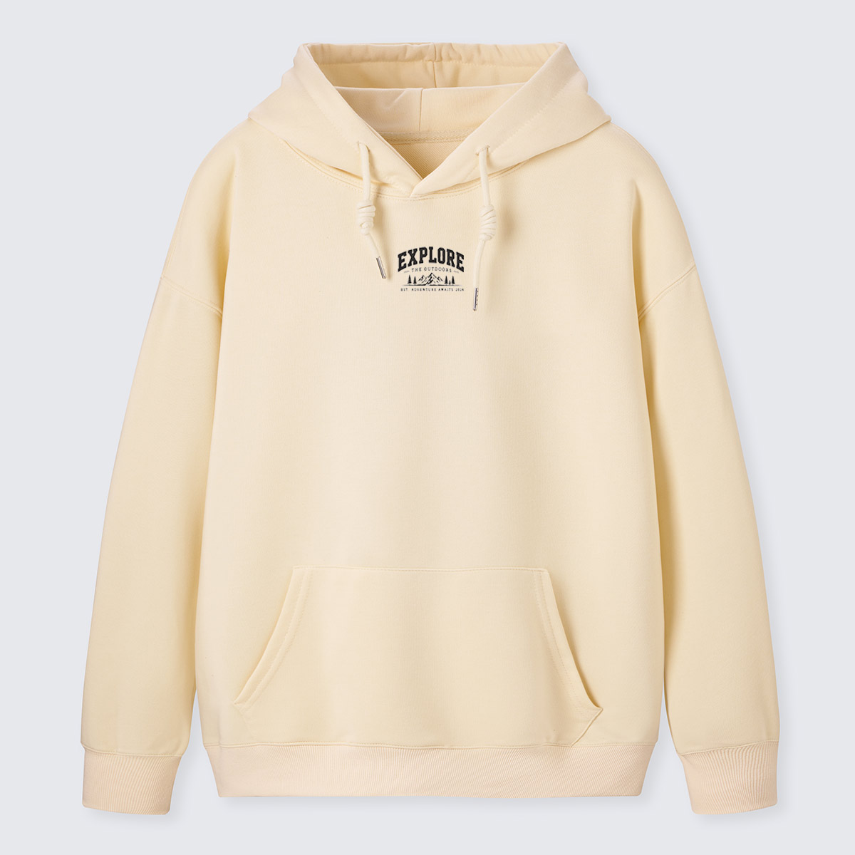 Explore More Mountains Embroidered Hoodie