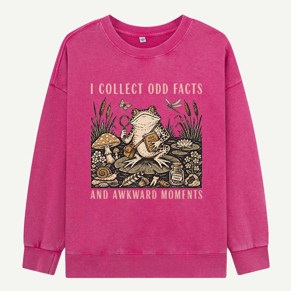Odd Facts & Frog Investigations Washed Sweatshirts
