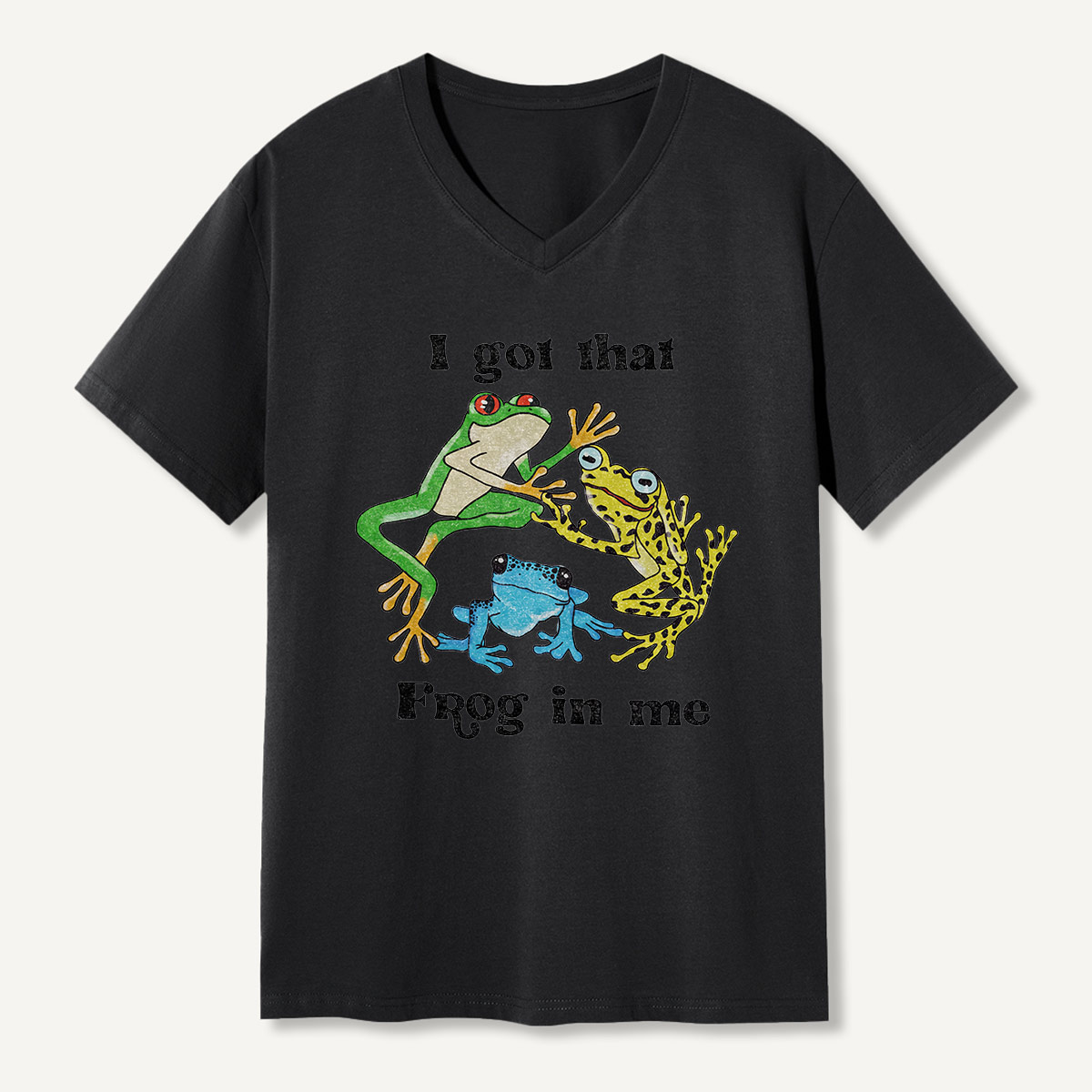 I Got That Frog In Me V-neck T-Shirt