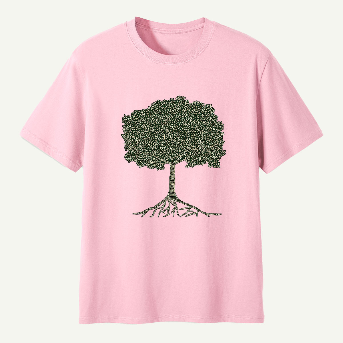 Tree Roots Of Life Silhouette T-Shirt