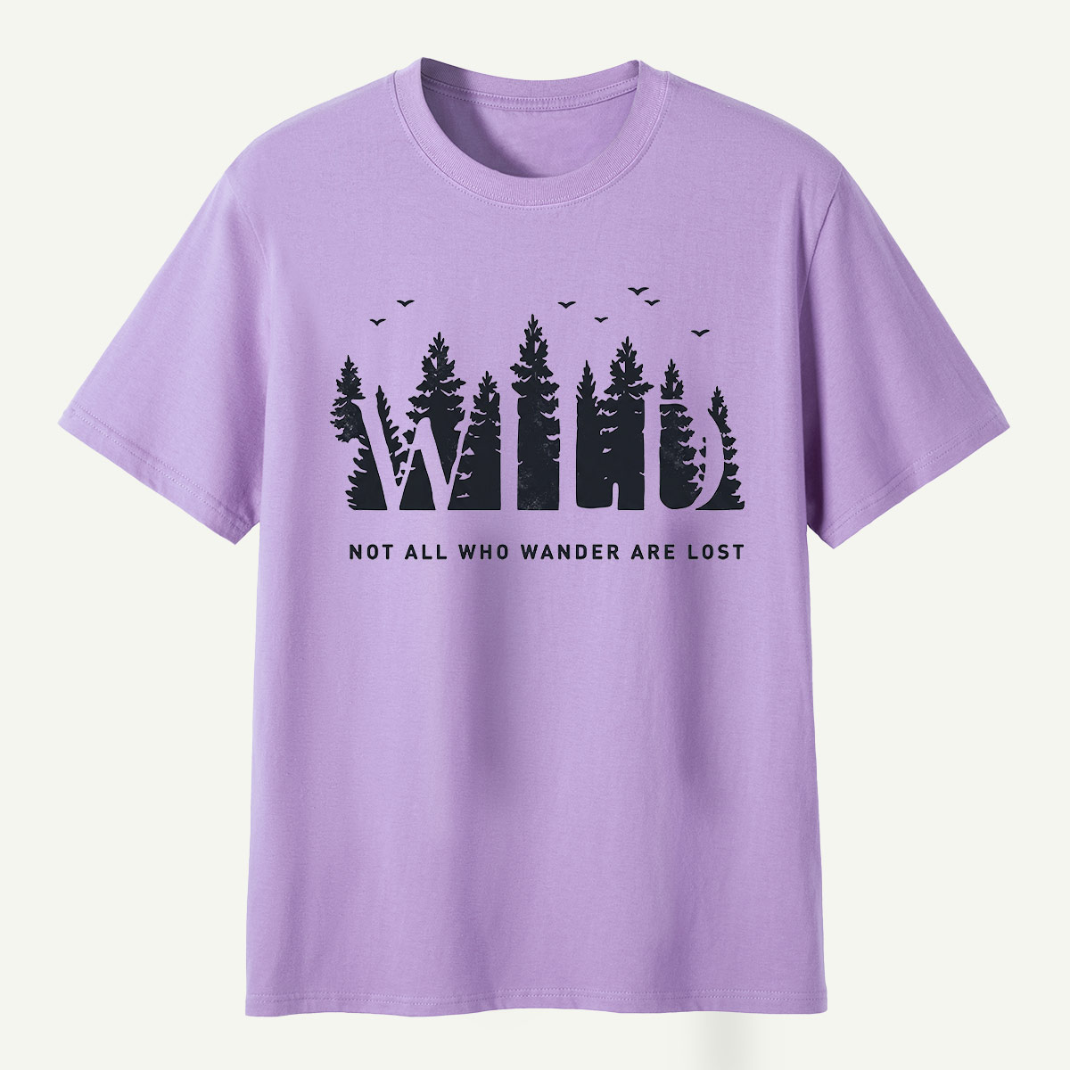 Not All Who Wander Are Lost Pine Forest T-Shirt