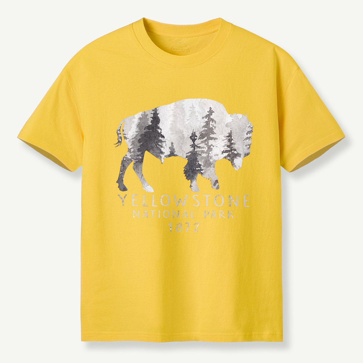 Yellowstone National Park 1872 Bison Forest T-Shirt