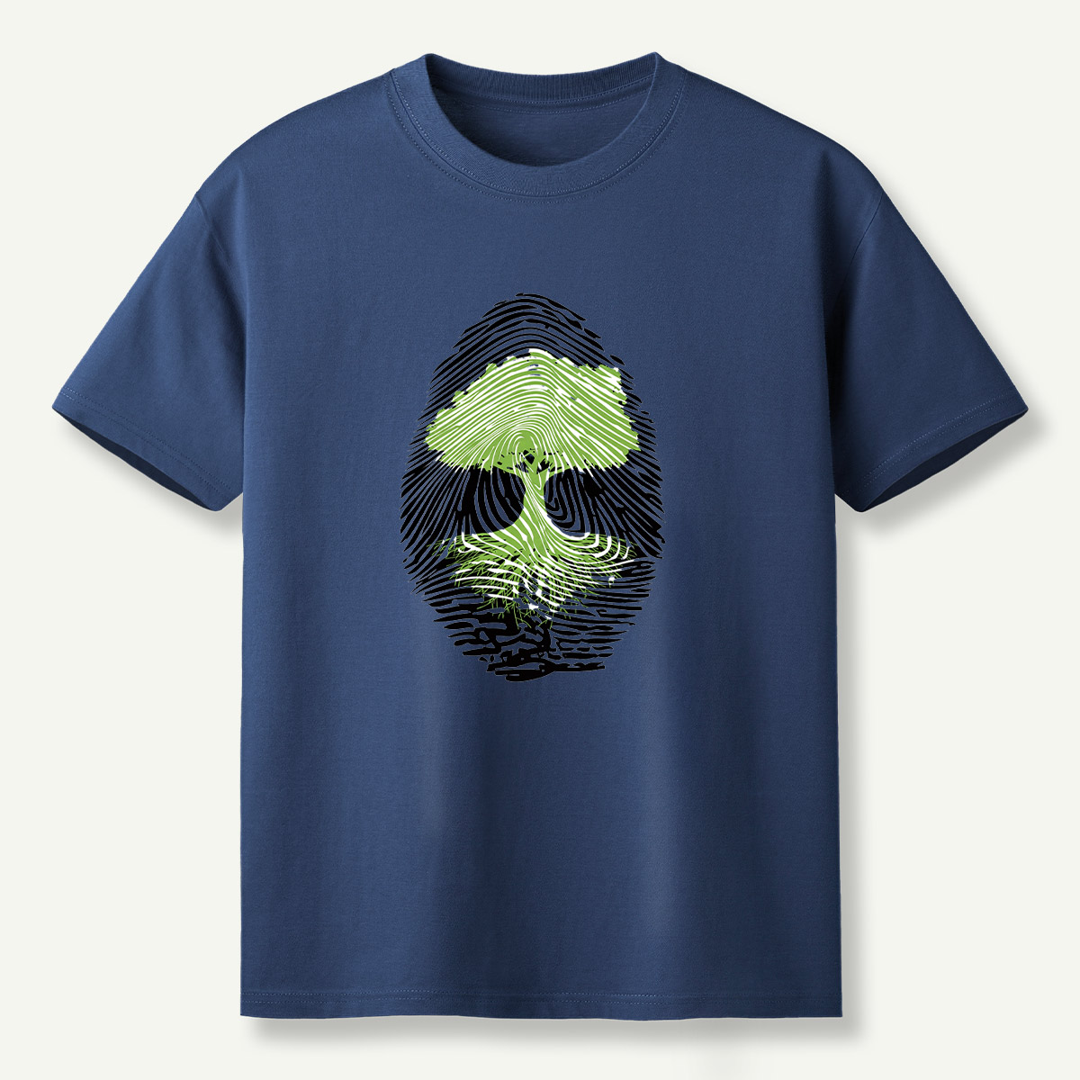 Tree Fingerprint Nature Symbol T-Shirt