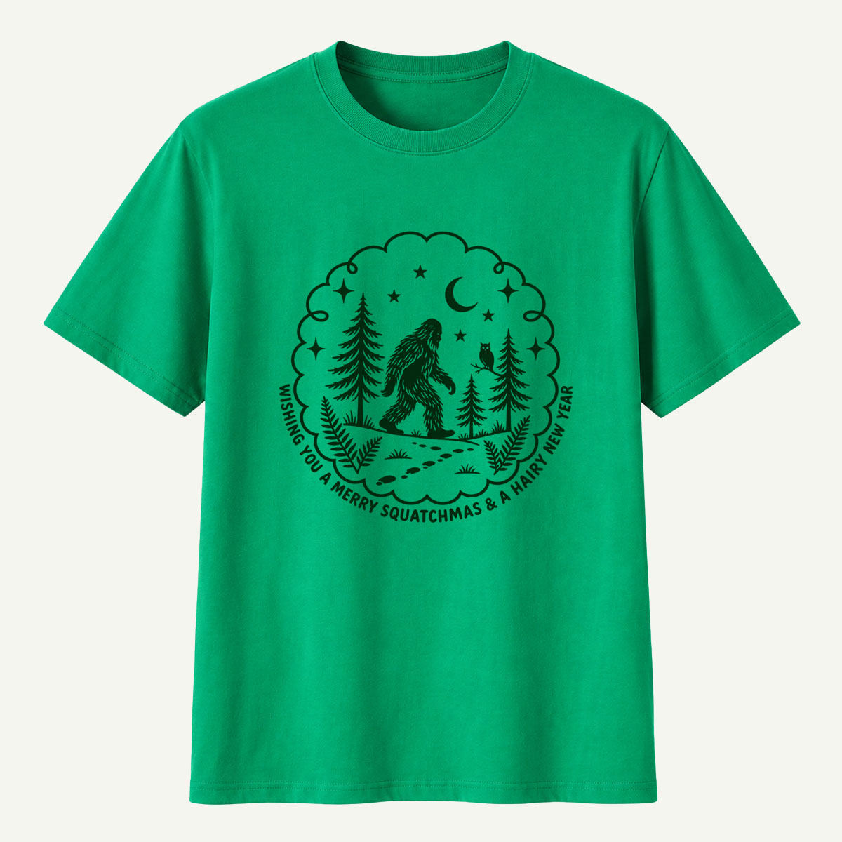 Wishing You A Merry Squatchmas And A Hairy New Year T-Shirt