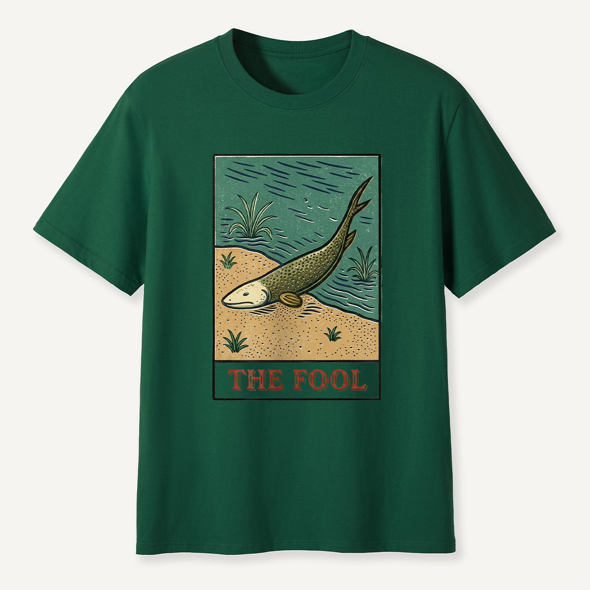 Vintage Lungfish Tarot The Fool T-Shirt