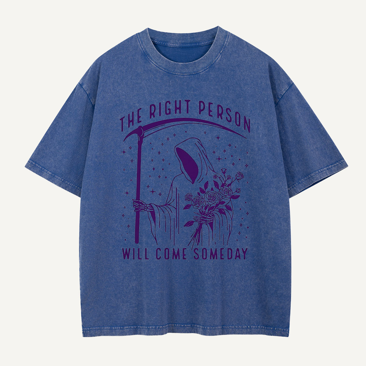The Right Person Will Come Someday Washed T-Shirt