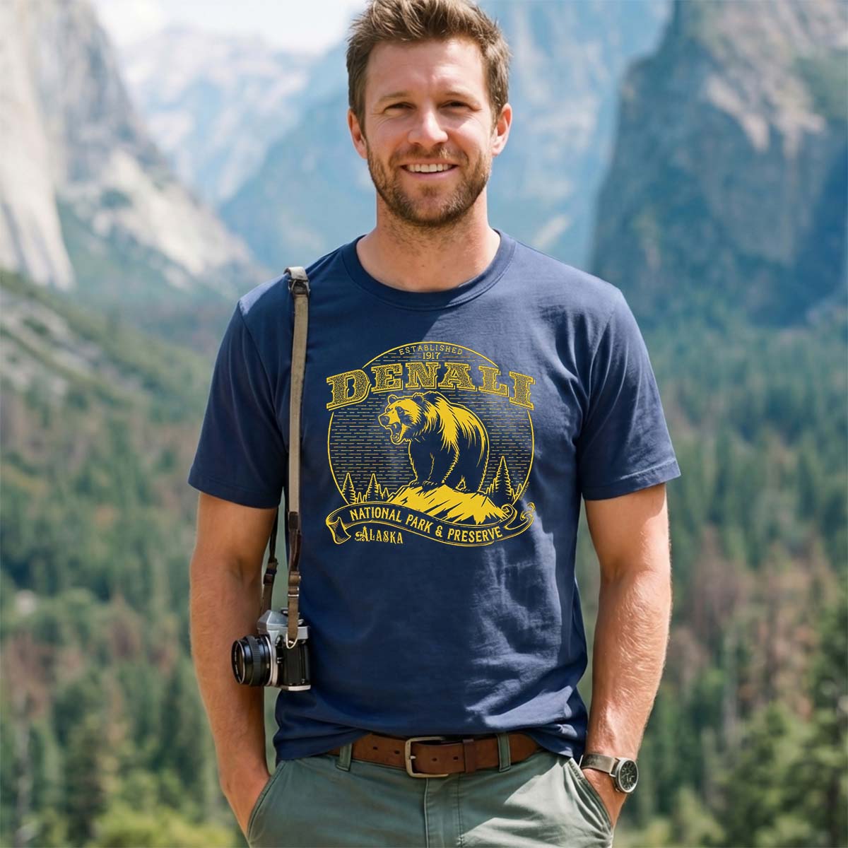 Denali National Park Vintage T-Shirt