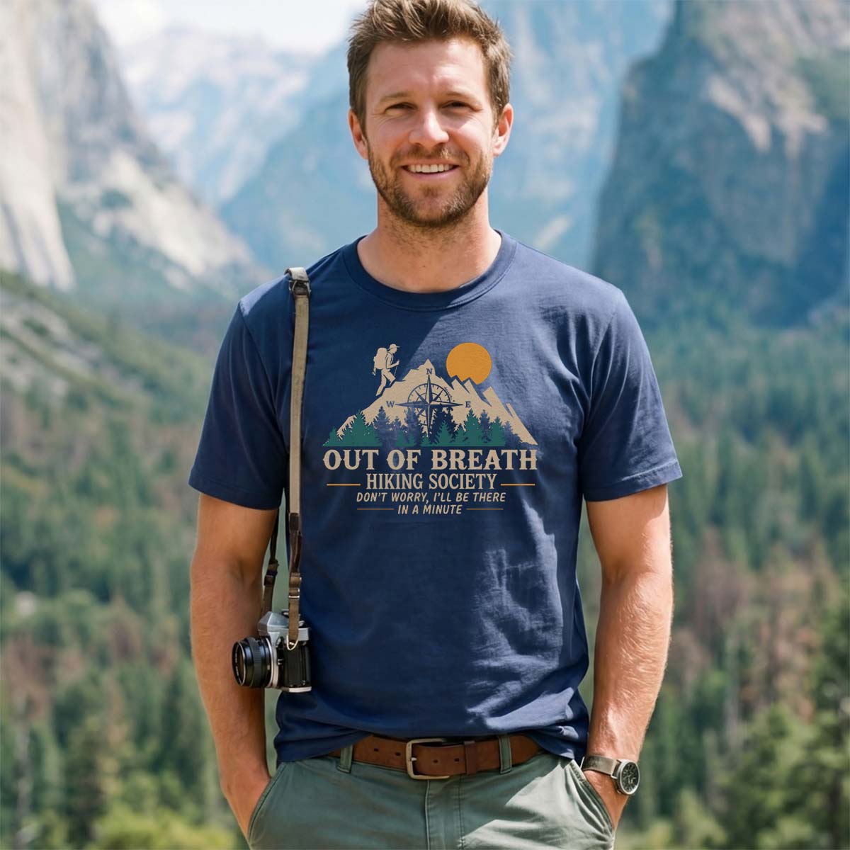 Out Of Breath Hiking Society T-Shirt
