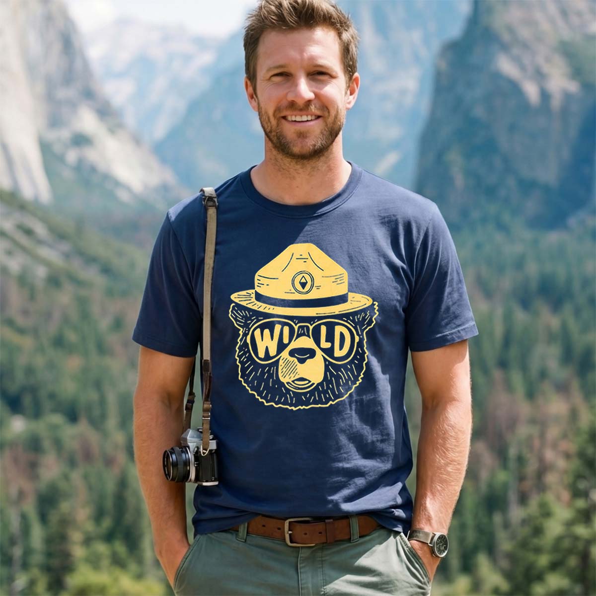Bear Tee Cotton Classic T-Shirt