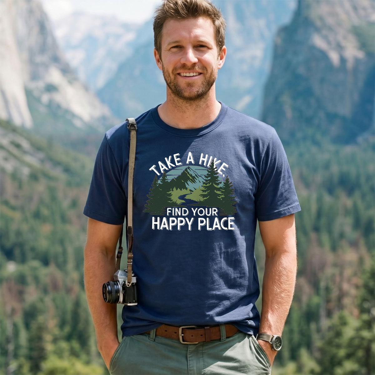 Take A Hike Find Your Happy Place T-Shirt