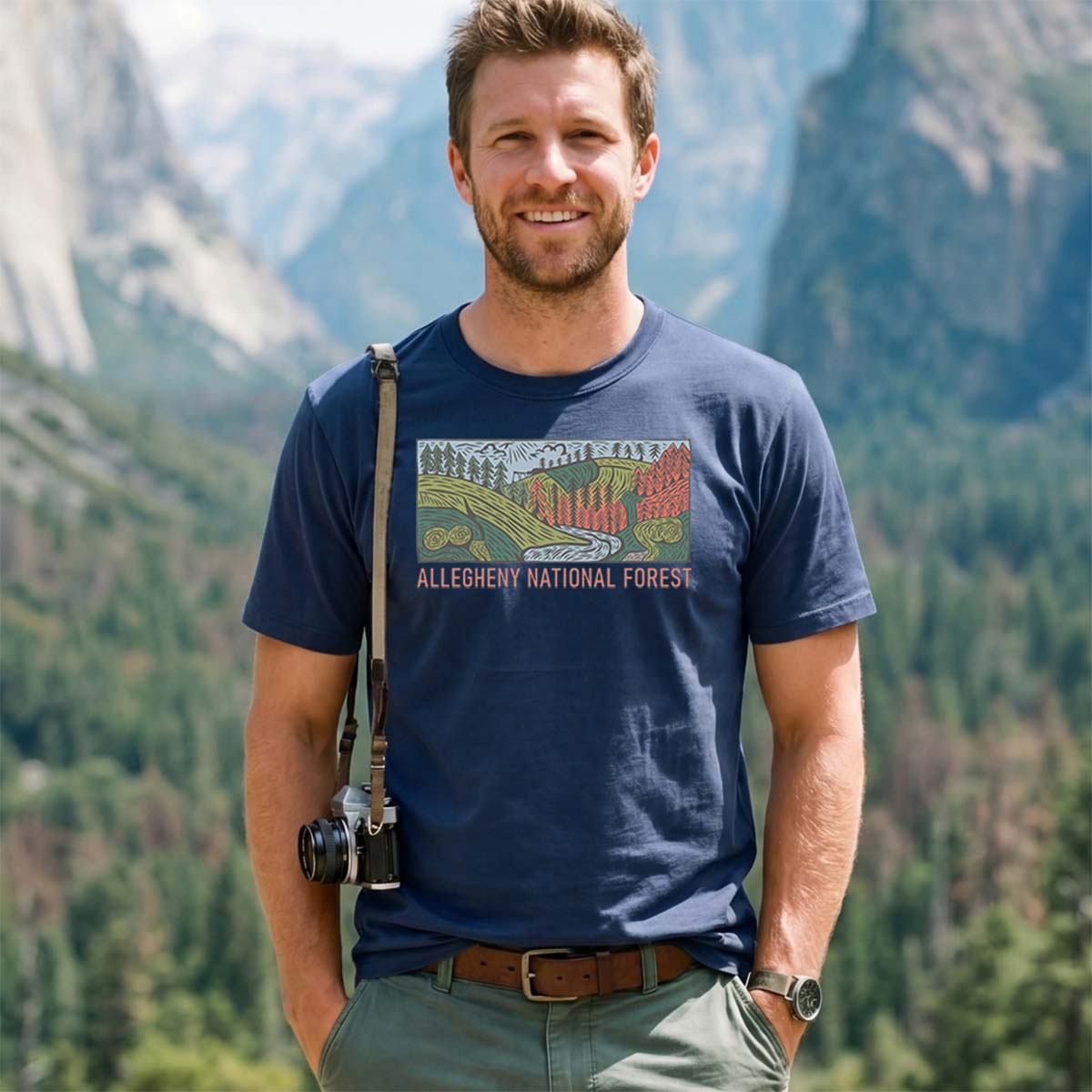 Allegheny National Forest Tee Cotton Classic T-Shirt