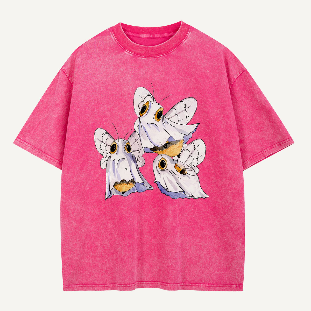 Moths Under the Sheets Washed T-Shirt