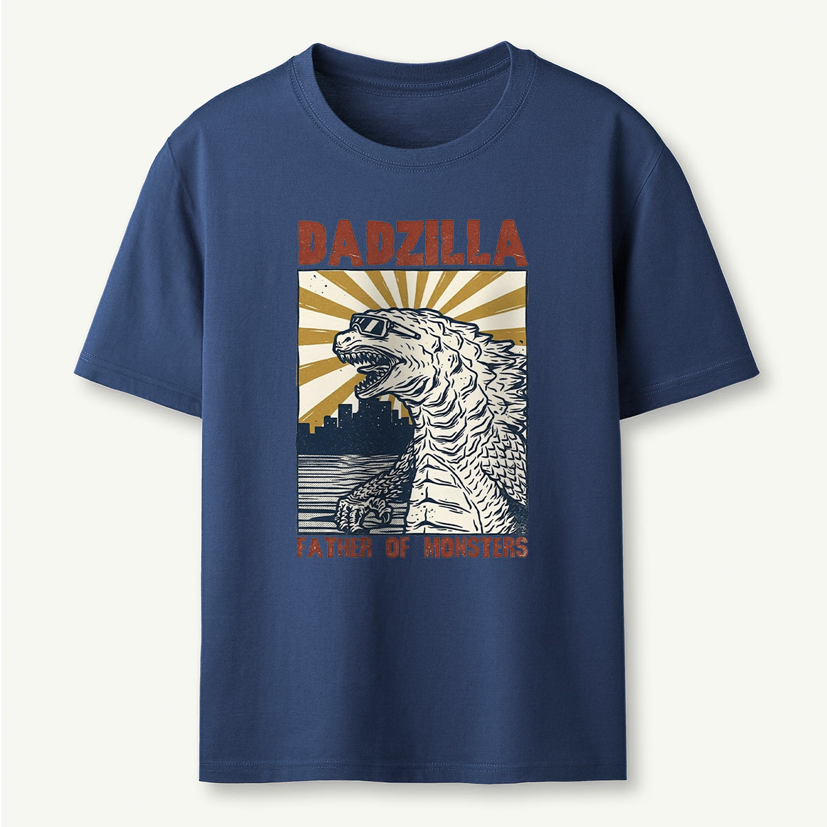 Monster Dad Retro Sunset T-Shirt