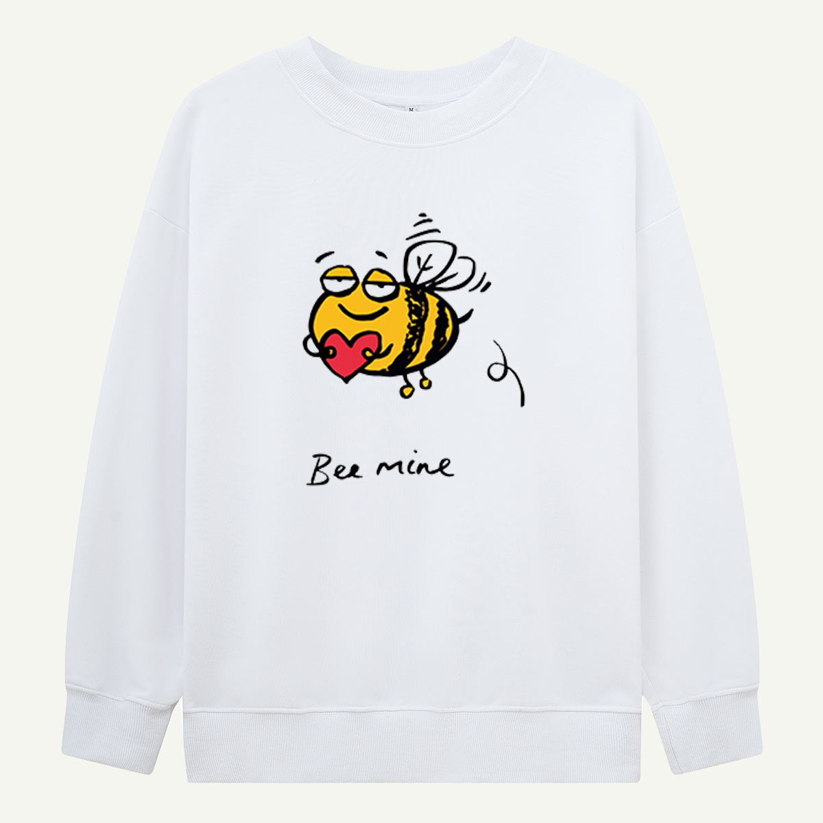 Bee Mine Cute Heart Bee Sweatshirts