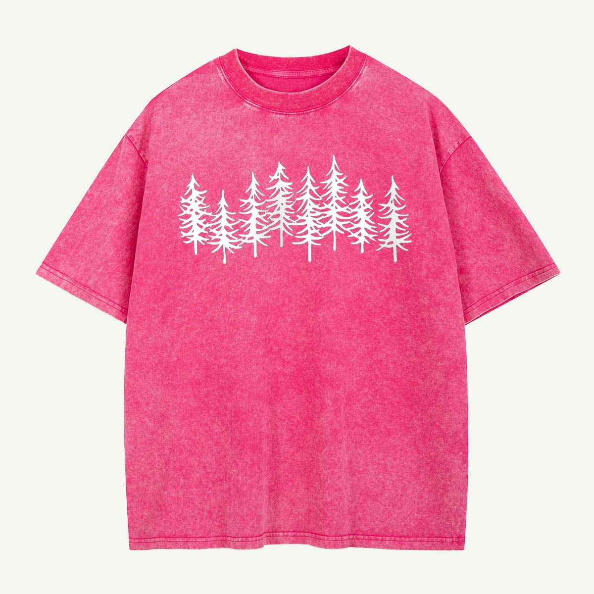 Pine Tree Line Washed T-Shirt