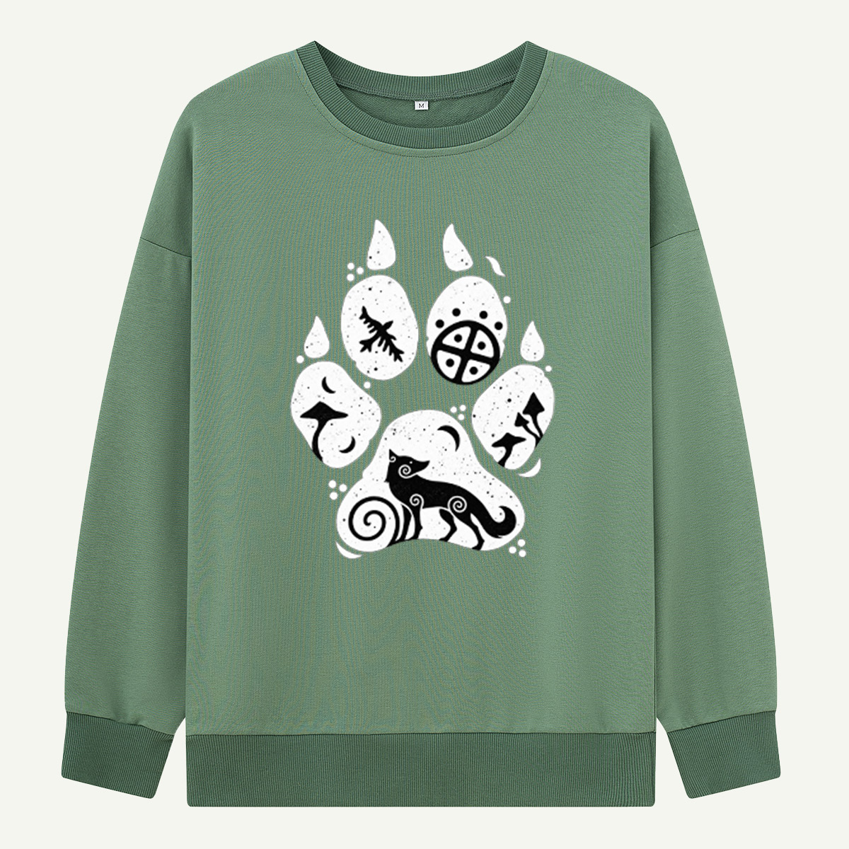 Wildlife Paw Print Nature Ecosystem Sweatshirts