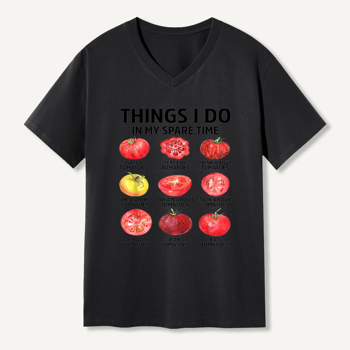 Things I Do In My Spare Time Science Chart V-neck T-Shirt