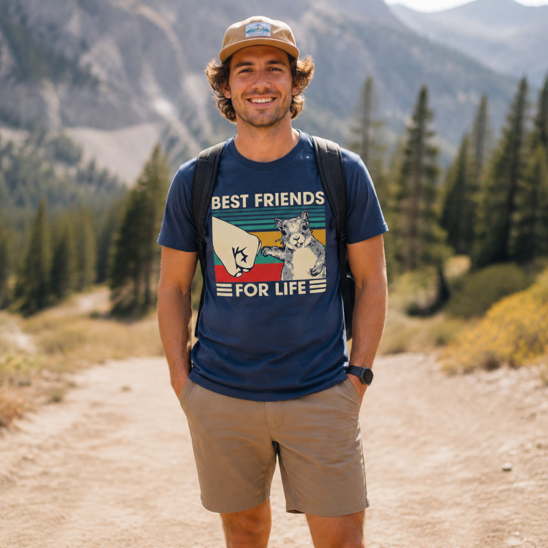 Best Friends for Life Cat Fist Bump T-Shirt