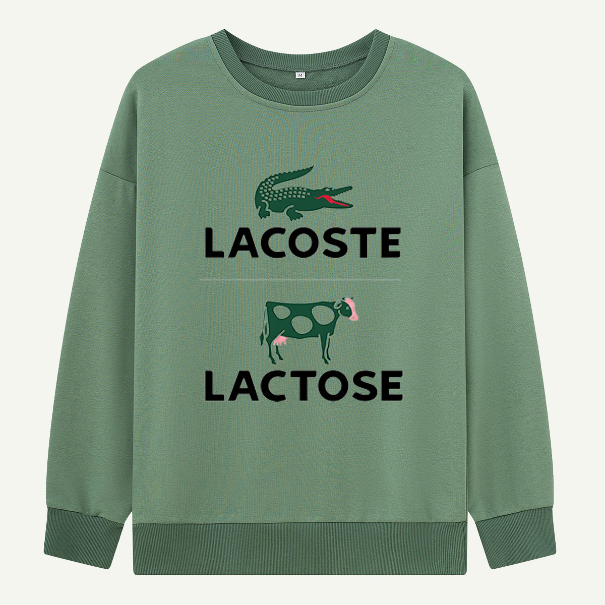 Crocodile Cow Wordplay Sweatshirts