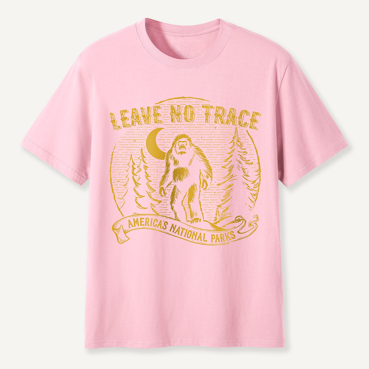 Denali National Park Bear Alaska Badge T-Shirt