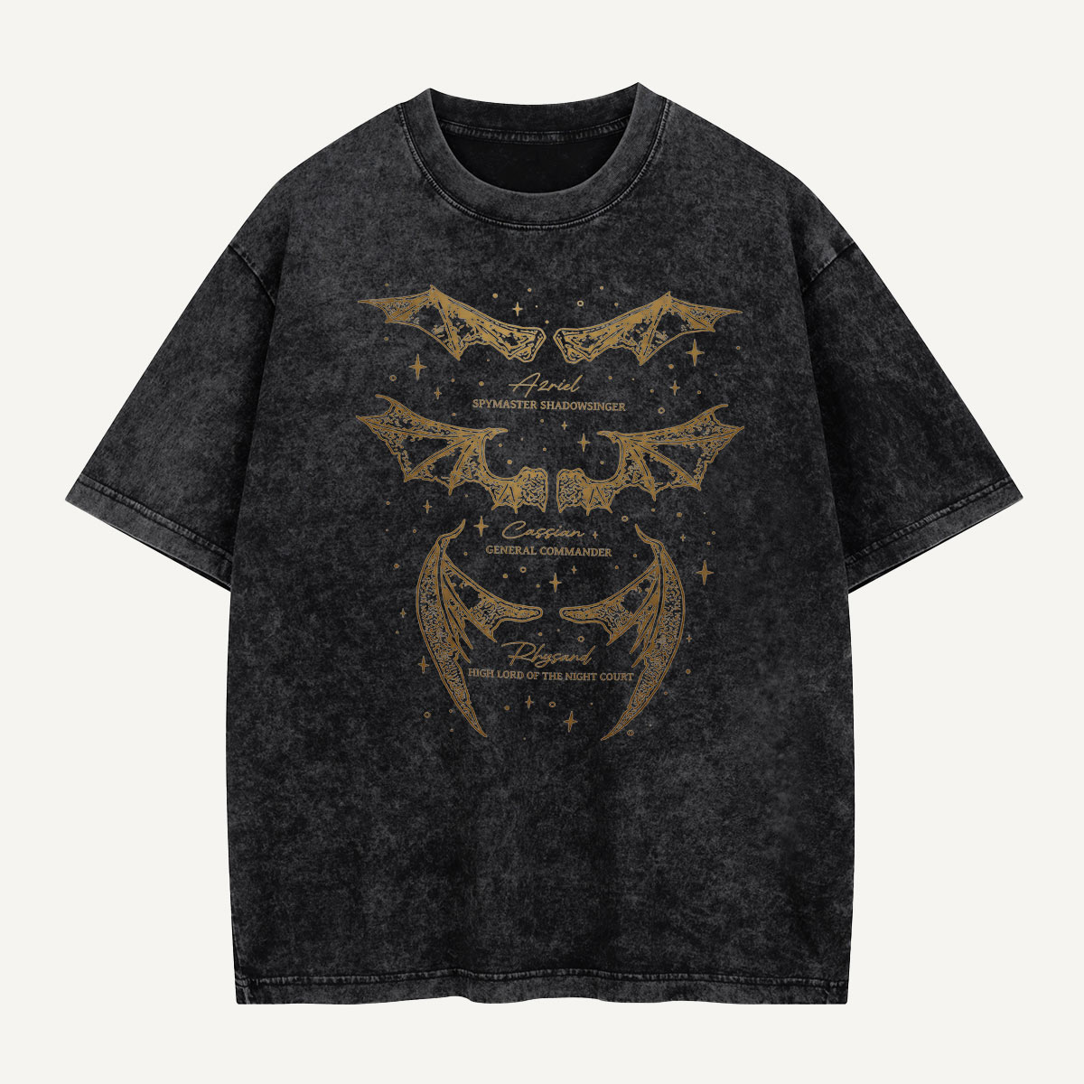 Three Wings, Three Legends Washed T-Shirt