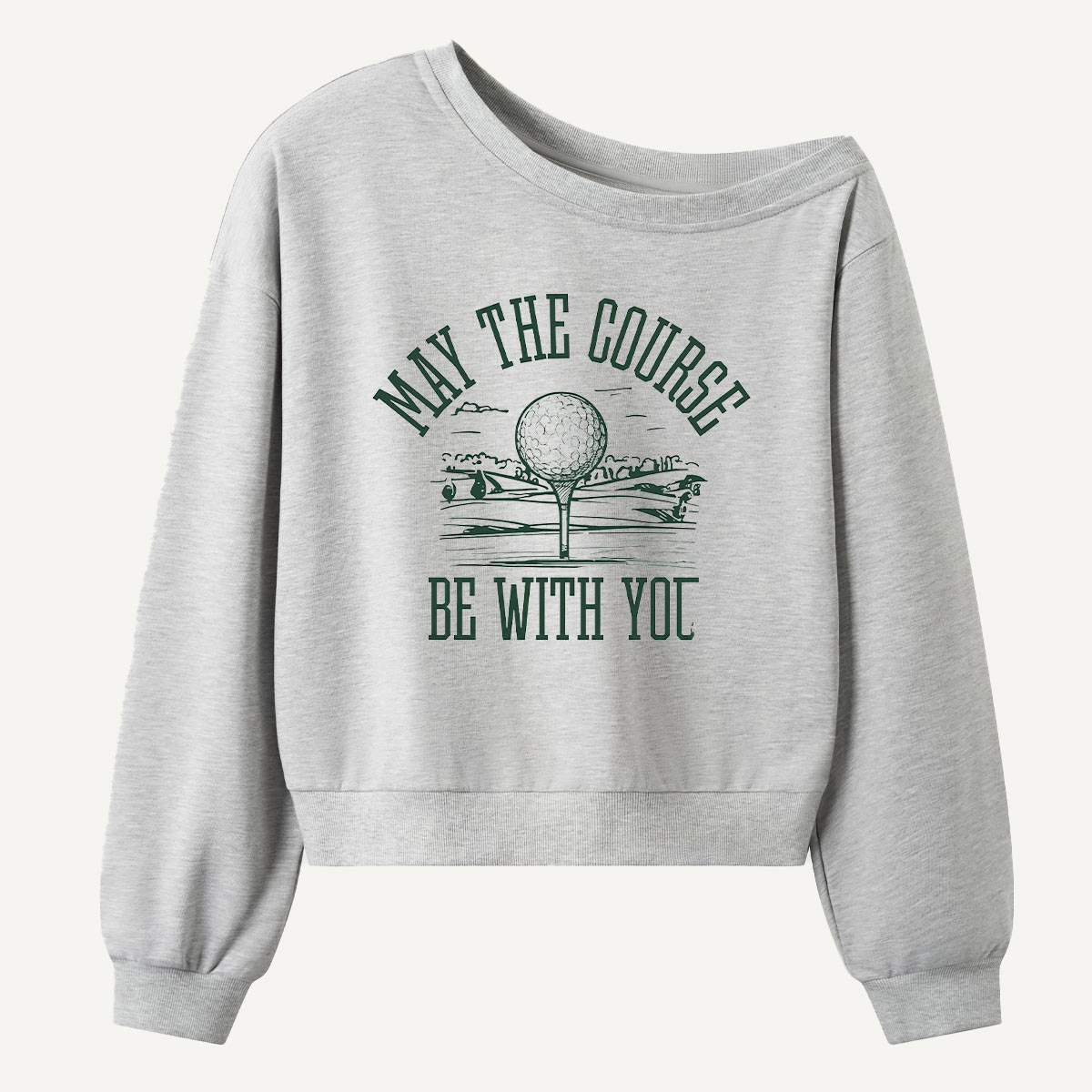 May The Forest Be With You Women Off Shoulder Sweatshirt