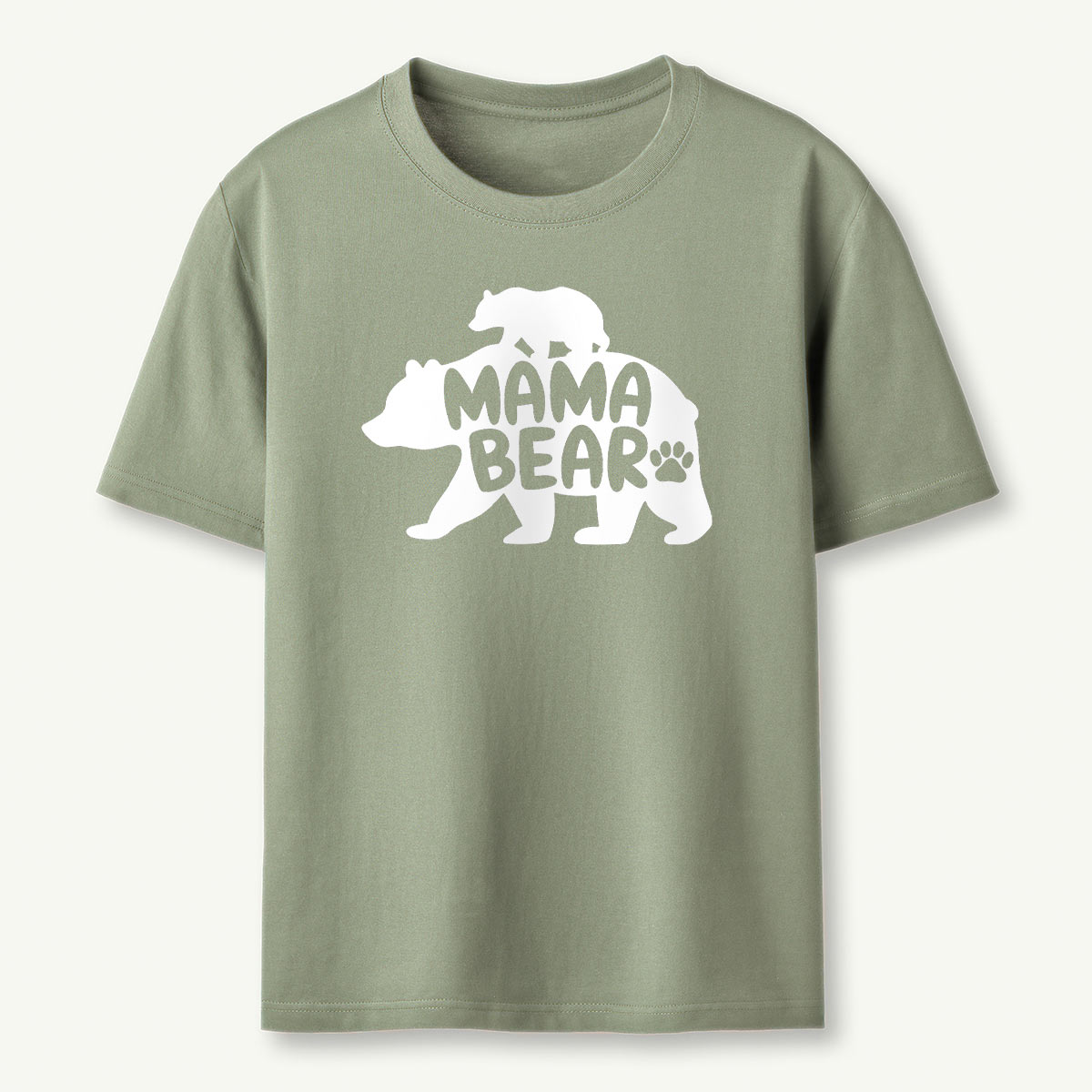 Adorable Mama Bear Silhouette T-Shirt