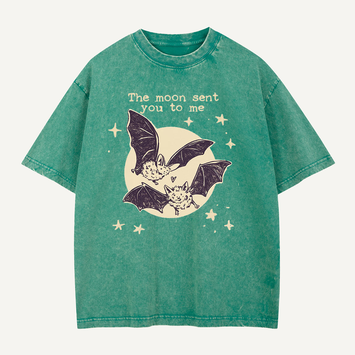 The Moon Sent You to Me Washed T-Shirt