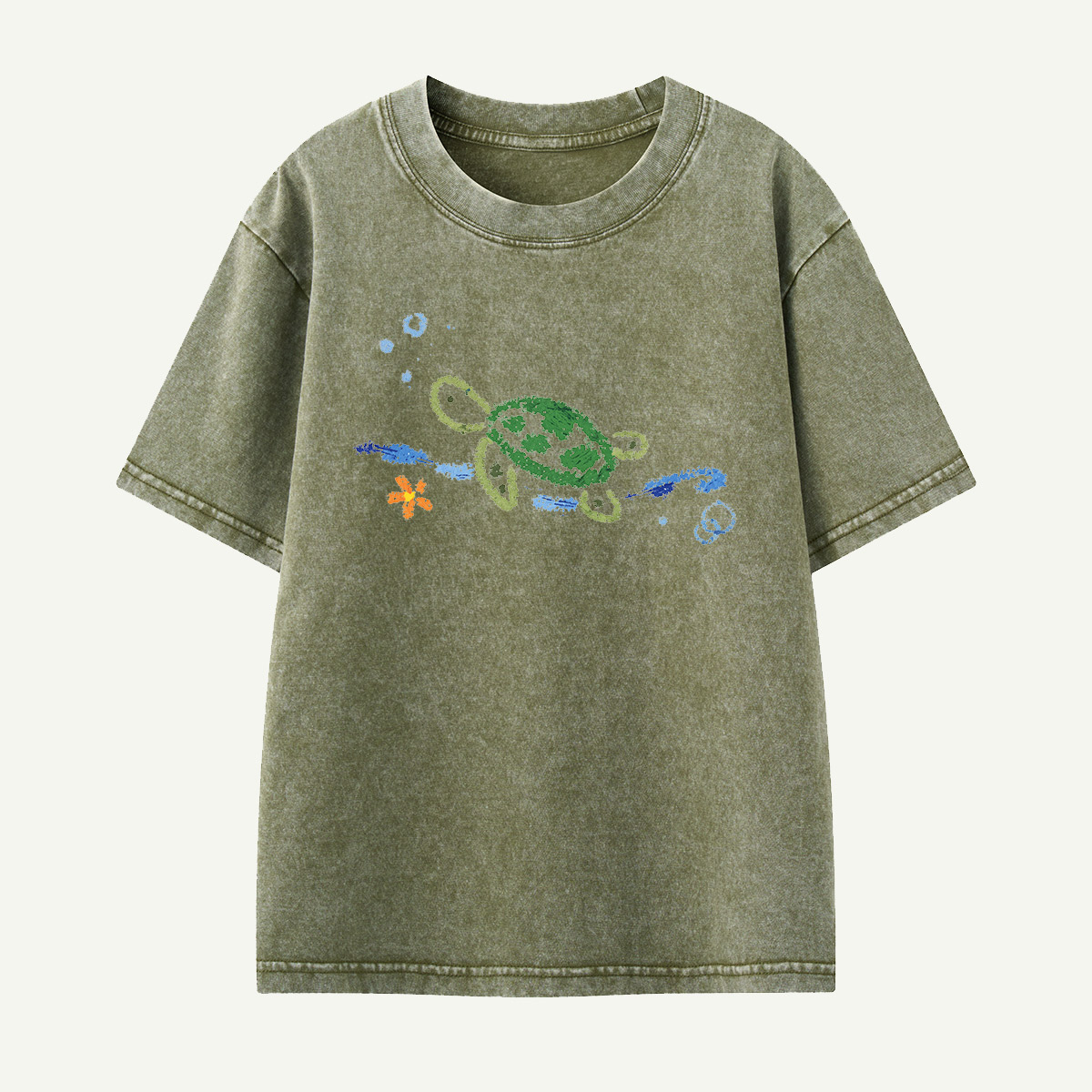 MDWTMMNA26081408 Kids Washed T-Shirt