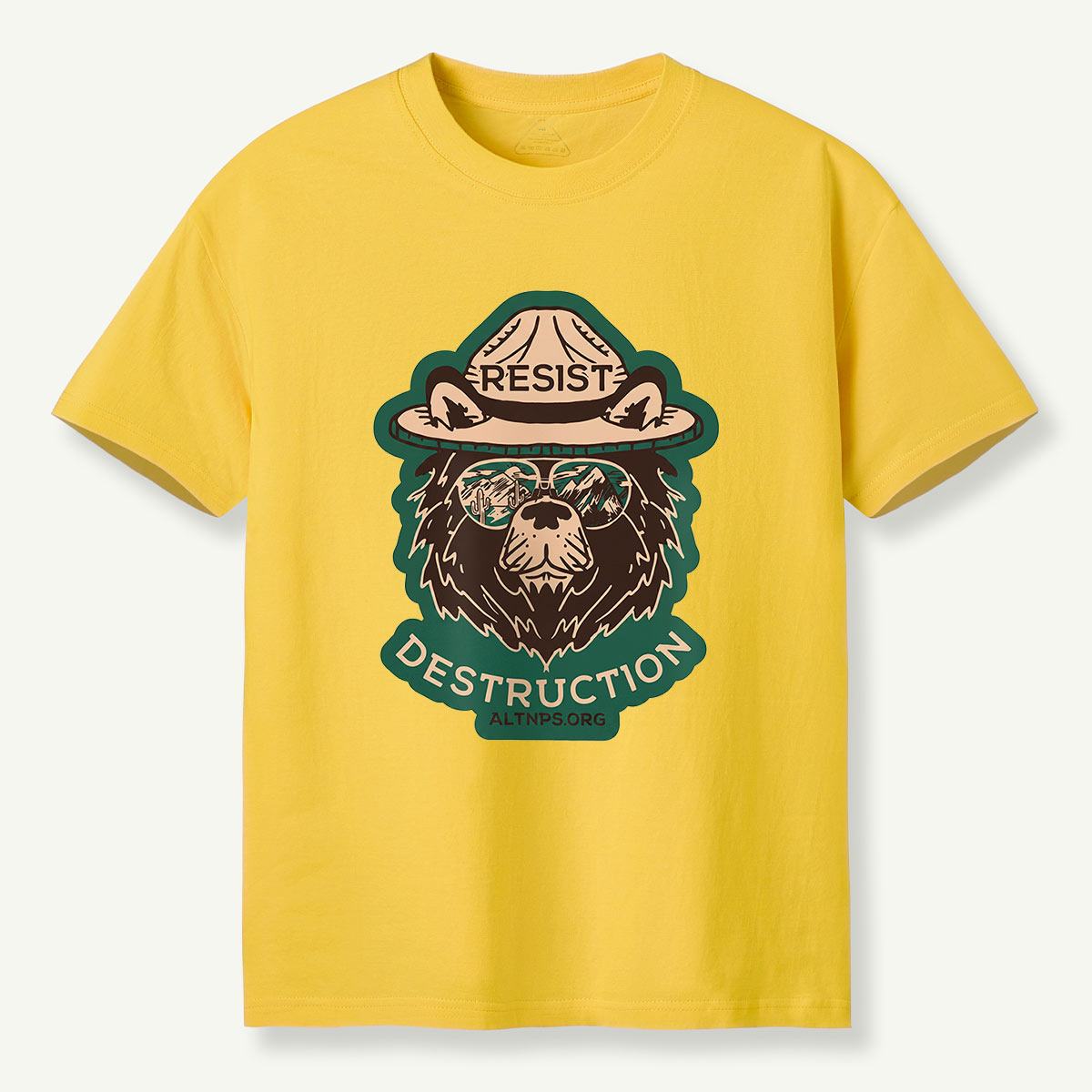Resist Destruction Ranger Bear Activist T-Shirt
