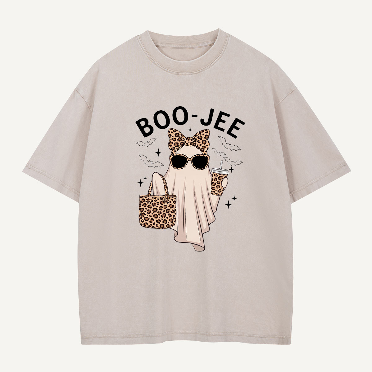 Boo-Jee Ghost Style Washed T-Shirt