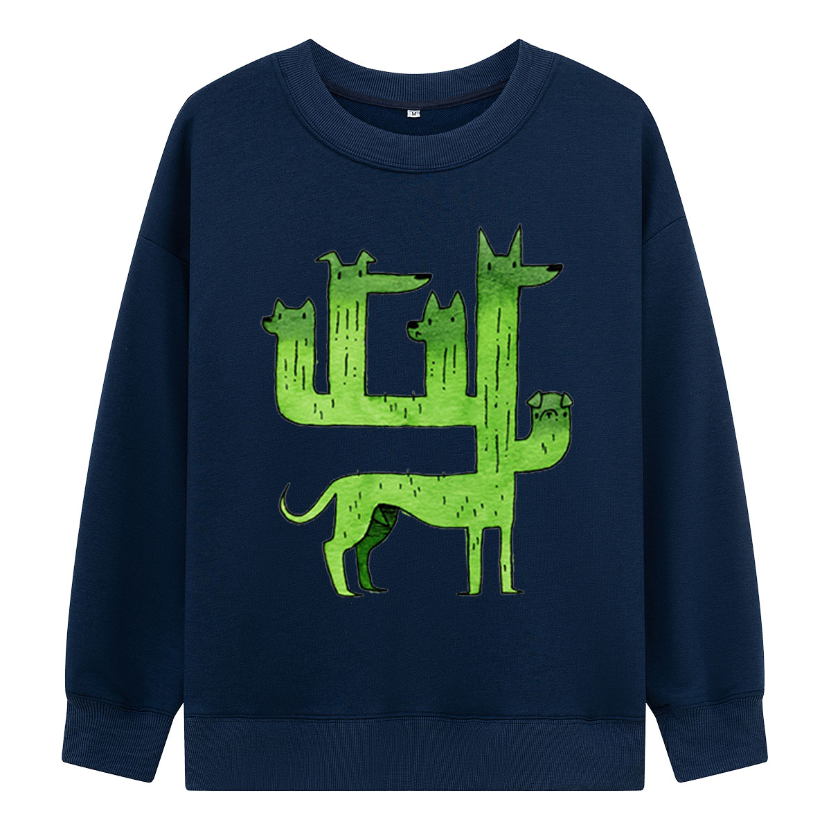Dog Cactus Form Sweatshirts