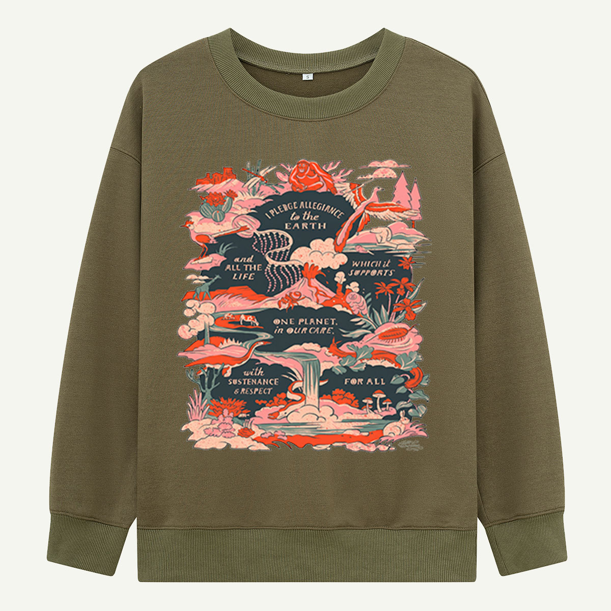 Pledge Allegiance to the Earth Sweatshirts