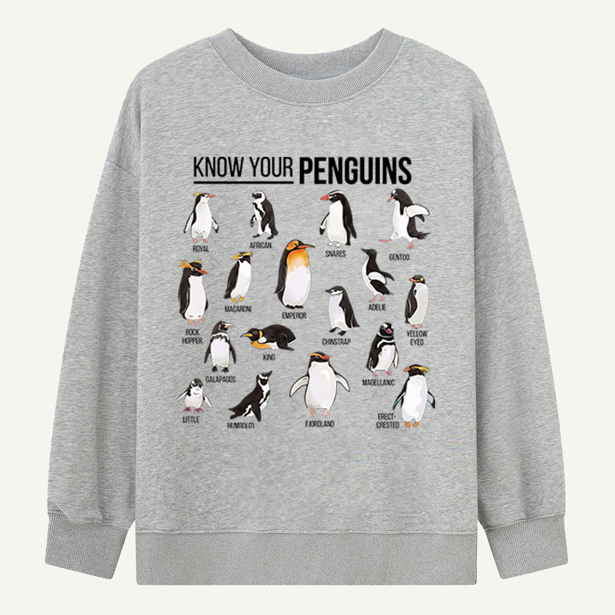 Know Your Penguins Sweatshirts