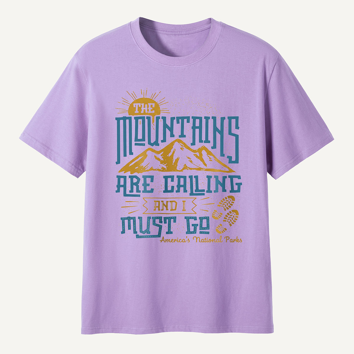 Mountains Are Calling I Must Go Quote  T-Shirt