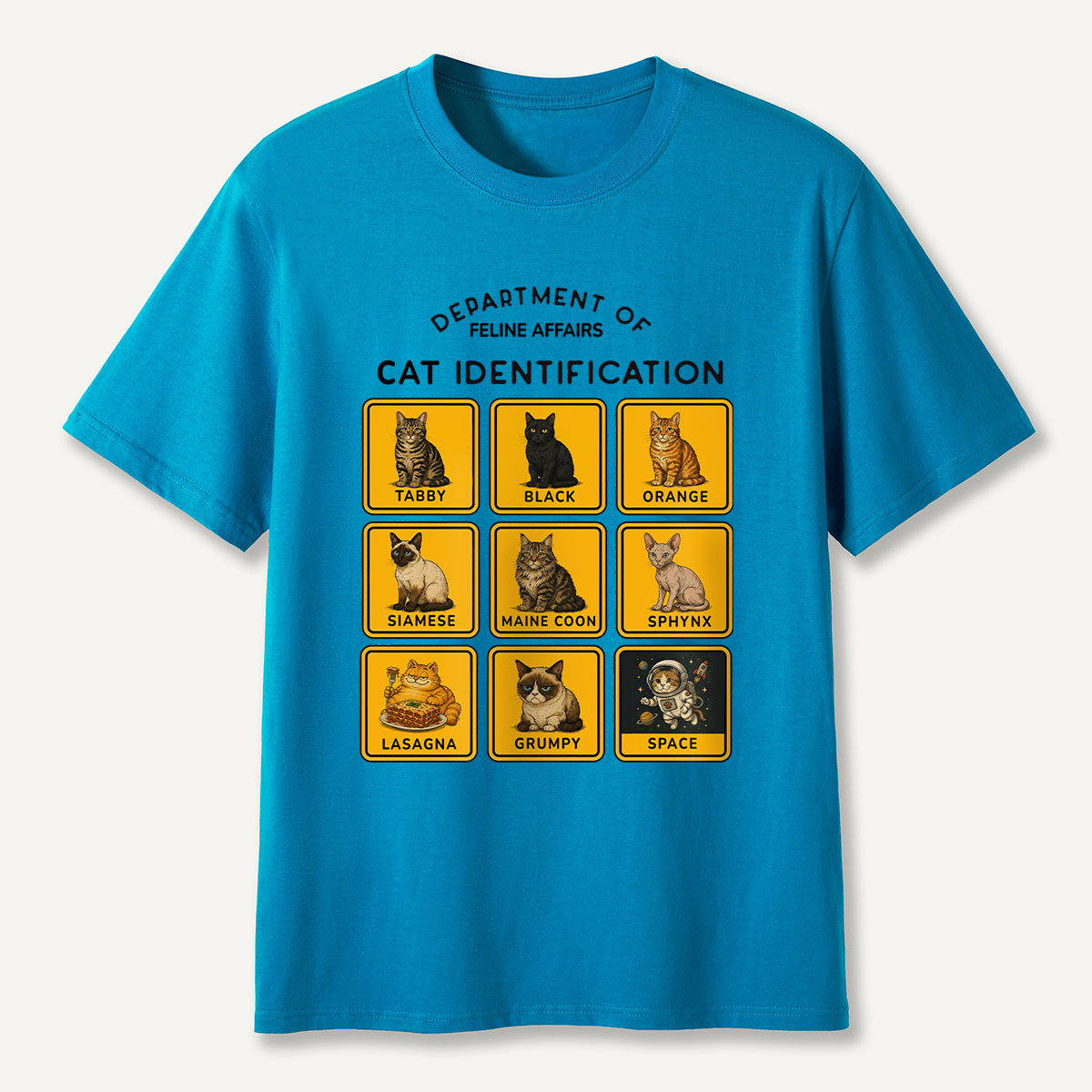Department of Wildlife Cat Identification T-Shirt