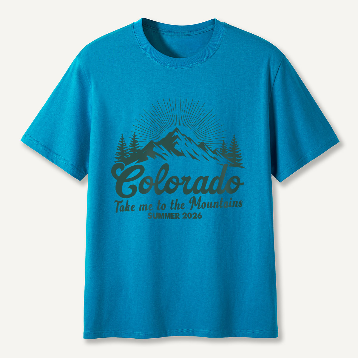 Colorado Mountains Summer 2026 Nature Wanderlust T-Shirt