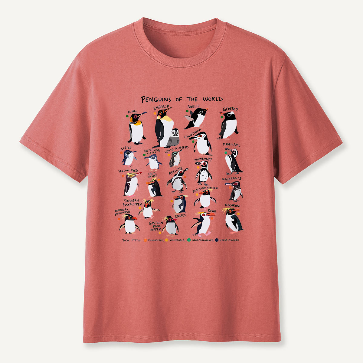 Penguins Of The World Guide T-Shirt