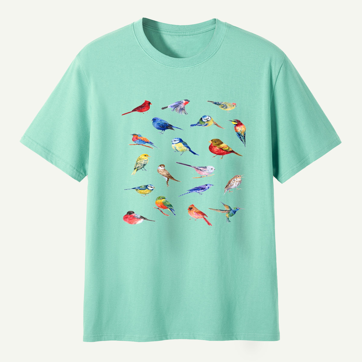Watercolor Songbirds Collection T-Shirt