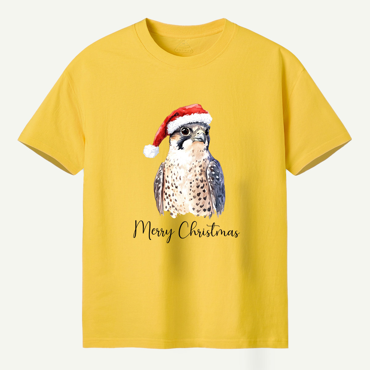 Merry Christmas Falcon Santa Hat T-Shirt
