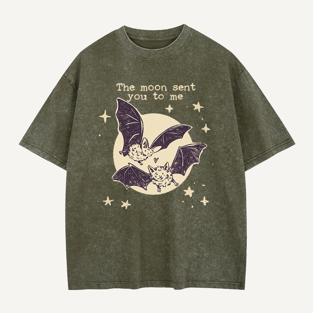 The Moon Sent You to Me Washed T-Shirt