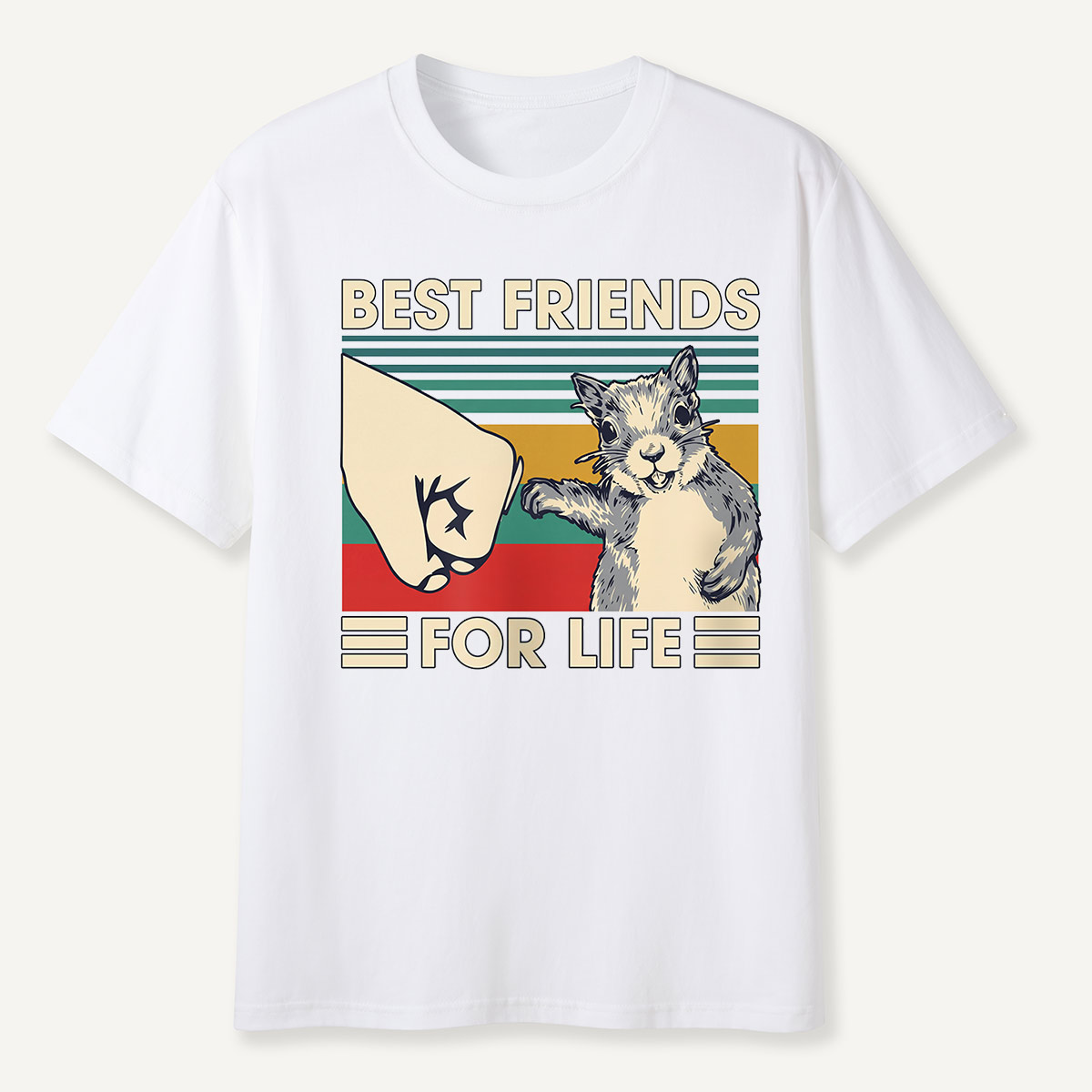 Best Friends for Life Cat Fist Bump T-Shirt