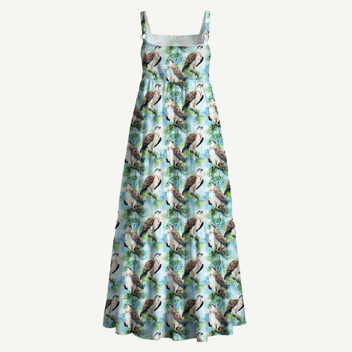 Osprey Straps Maxi Dress With Pocket