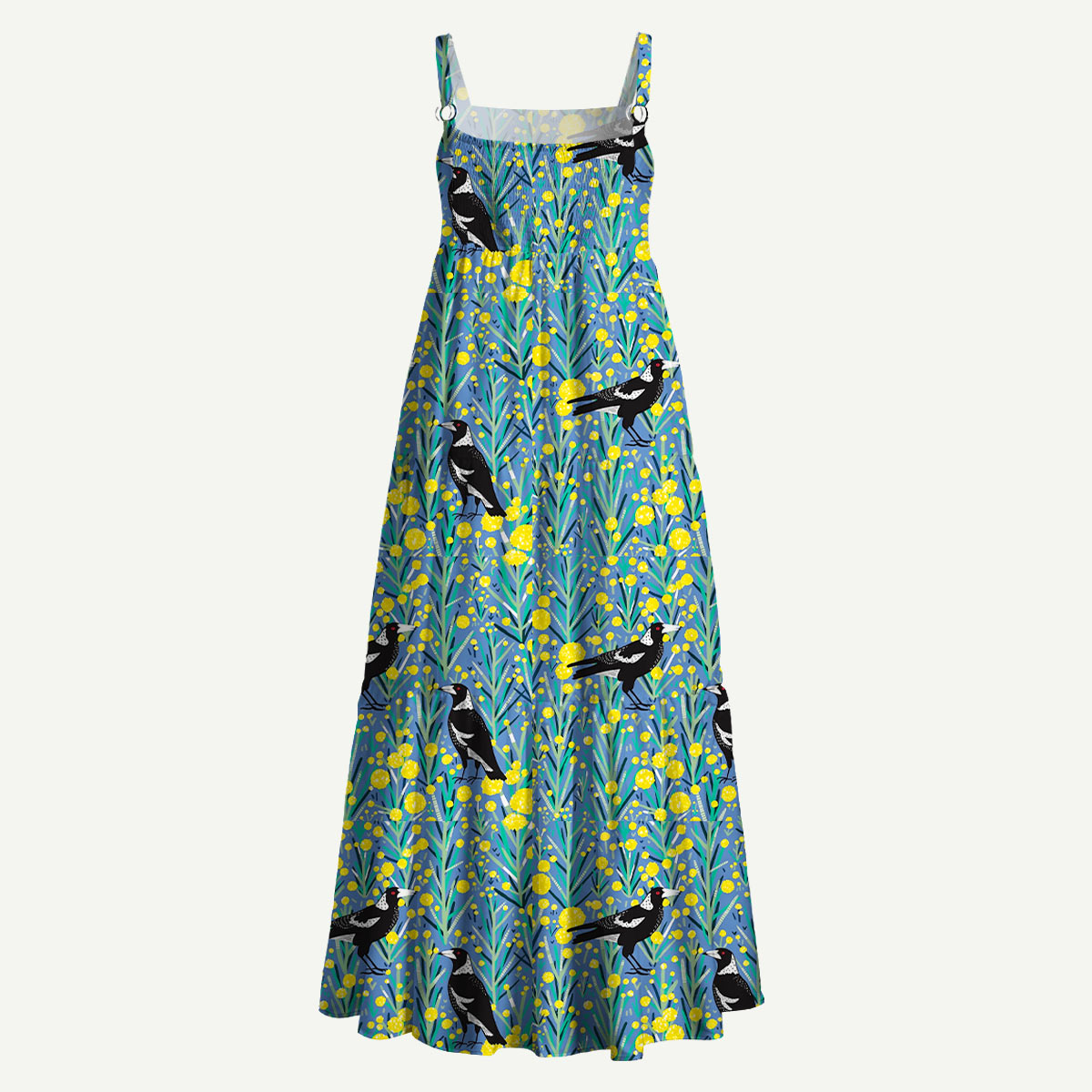 Magpie Meadow Straps Maxi Dress With Pockets
