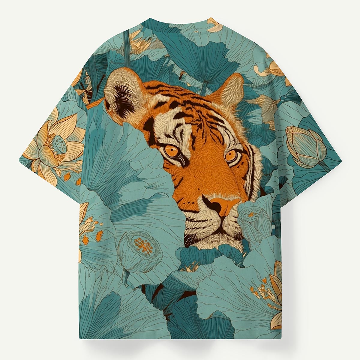 Hidden Tiger Floral Premium Eco Tee