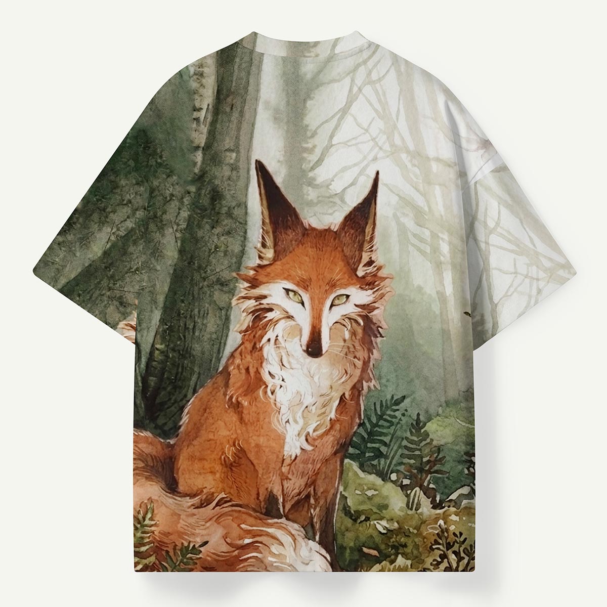 Woodland Fox Premium Eco Tee