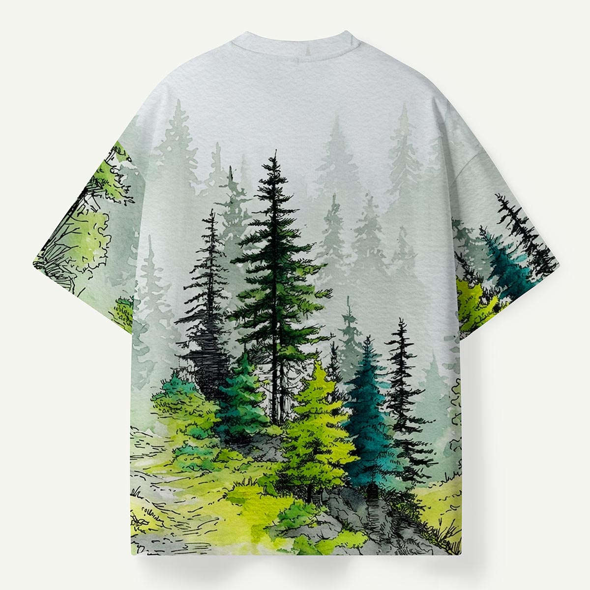 Misty Pine Forest Premium Eco Tee