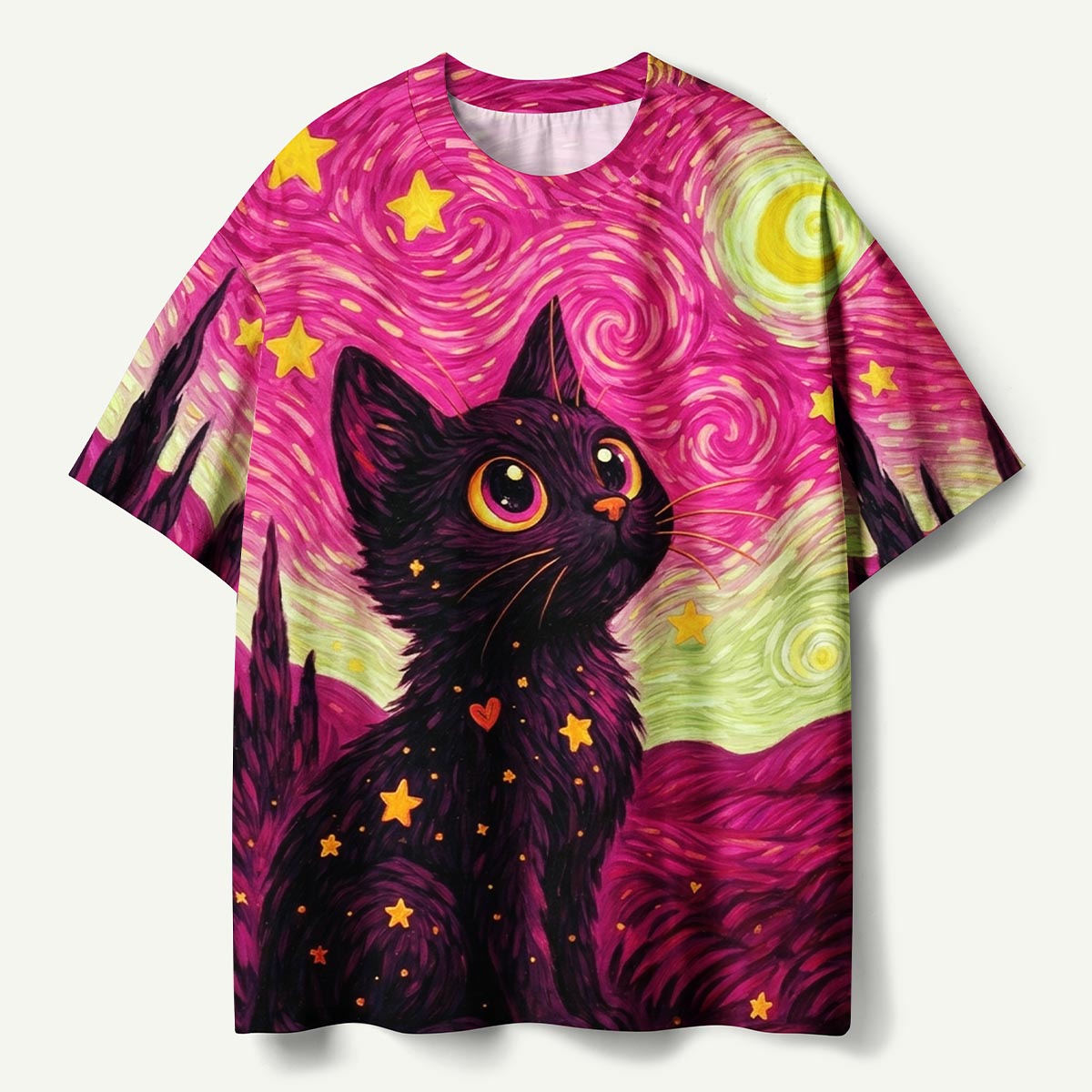 Dreamy Star Cat Fantasy Premium Eco Tee
