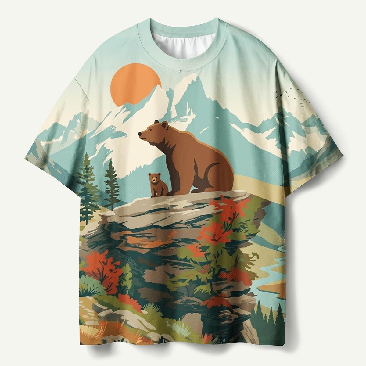 Mountain Bear Family Premium Eco Tee